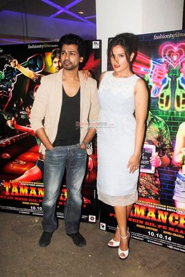 Nikhil Dwivedi and Richa Chadda at the screening of film 'Tamanchey'