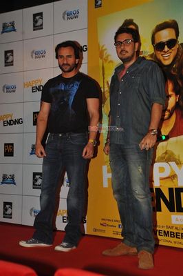 Saif Ali Khan, Ileana D'Cruz, Kalki Koechlin at the trailer launch of film 'Happy Ending'