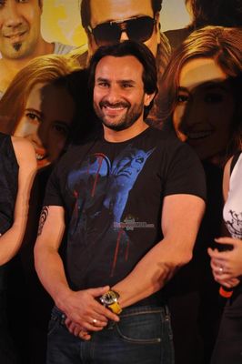Saif Ali Khan, Ileana D'Cruz, Kalki Koechlin at the trailer launch of film 'Happy Ending'