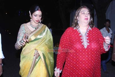 Shilpa Shetty and Sridevi celebrate Karwa Chauth Festival