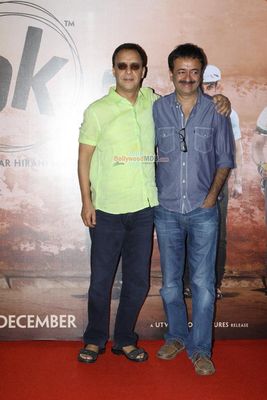 Aamir Khan, Anushka Sharma, Rajkumar Hirani, Vidhu Vinod Chopra at trailer launch of film 'PK'