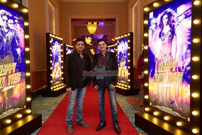 Bollywood celebs at film 'Happy New year' World Premiere in Dubai