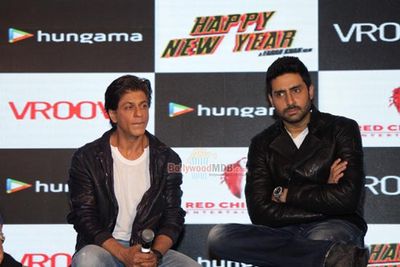 'Happy New Year' stars celebrate the success of their mobile game