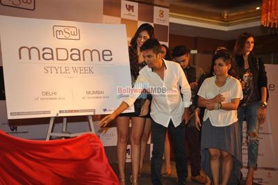 Bruna Abdullah & Vikram Phadnis at Madame Style Week announcement