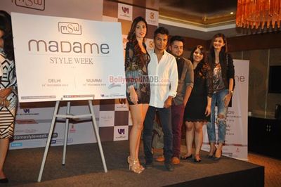 Bruna Abdullah & Vikram Phadnis at Madame Style Week announcement