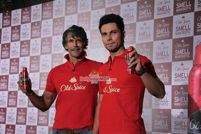 Randeep Hooda and Milind Soman at Old Spice World of Mantastic! event