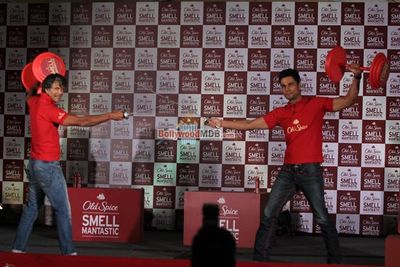 Randeep Hooda and Milind Soman at Old Spice World of Mantastic! event