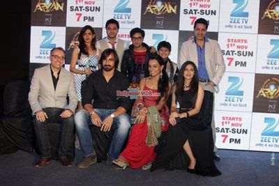 TV stars at the launch of ZEE TV\'s new show Maharakshak Aryan