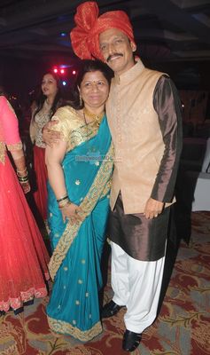 Celebs and Politicians at engagement ceremony of designer Manali Jagtap