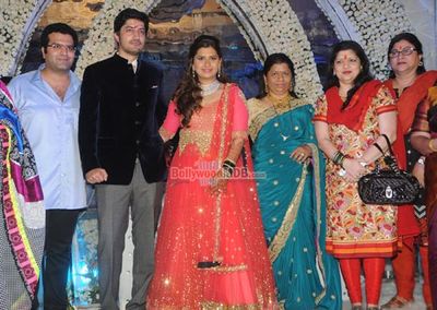 Celebs and Politicians at engagement ceremony of designer Manali Jagtap