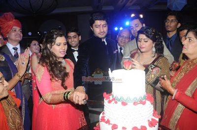 Celebs and Politicians at engagement ceremony of designer Manali Jagtap