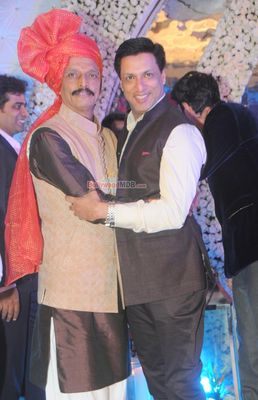 Celebs and Politicians at engagement ceremony of designer Manali Jagtap