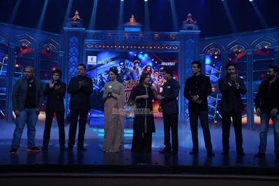 Bollywood stars at the music launch of 'Happy New Year'