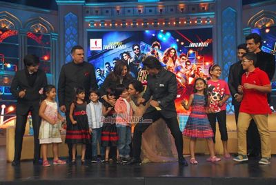 Bollywood stars at the music launch of 'Happy New Year'