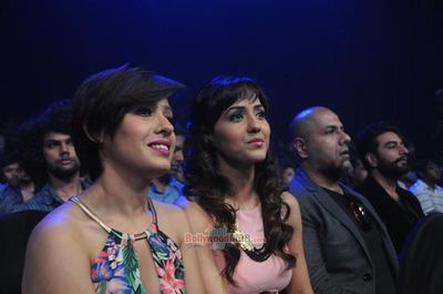 Bollywood stars at the music launch of 'Happy New Year'