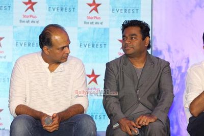 Ashutosh Gowariker with A. R. Rahman at sneak peak of TV Series 'Everest'