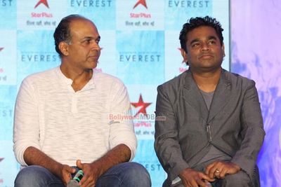 Ashutosh Gowariker with A. R. Rahman at sneak peak of TV Series 'Everest'