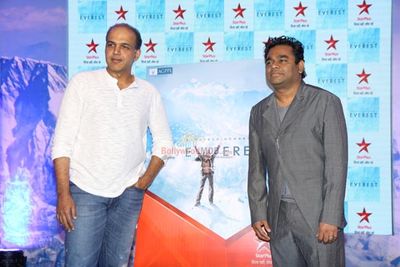 Ashutosh Gowariker with A. R. Rahman at sneak peak of TV Series 'Everest'
