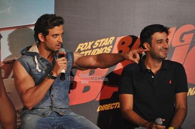 Hrithik Roshan and Katrina Kaif at the launch of film 'Bang Bang!' title song