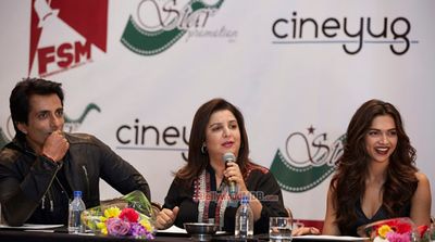 'Happy New Year' team at SLAM! THE TOUR press conference