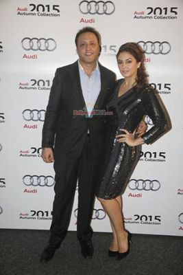 Audi India Head Joe King along with celebs at the launch of Audi Autumn Collection 2015