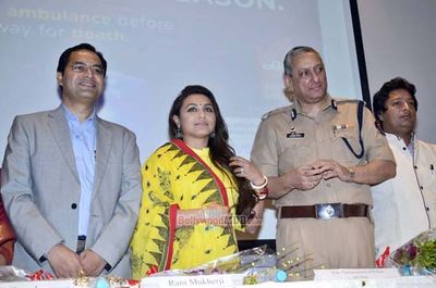 Bollywood stars at the launch of noble initiative Give Way for Ambulance