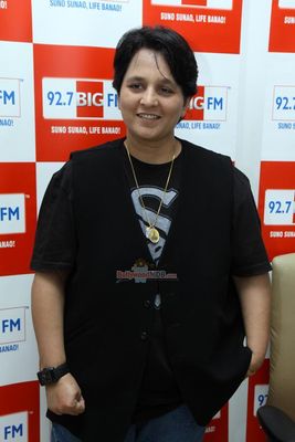 Singer Falguni Pathak speaks on forthcoming Navratri Festival 2014 at Big FM 92.7 Studios