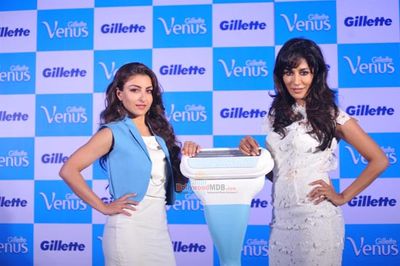 Chitrangada Singh and Soha Ali Khan at the launch of Gillette Venus Satin Care shave gel