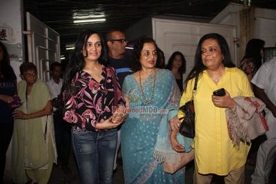 Bollywood ladies attend the special screening of film 'Haider'