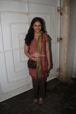 Bollywood ladies attend the special screening of film 'Haider'