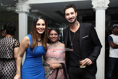 Sunny Leone at surprise birthday bash of Mahi Vij by Jay Bhanushali