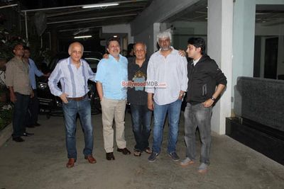 Mahesh bhatt among other celebs at the screening of film 'Mr.X'