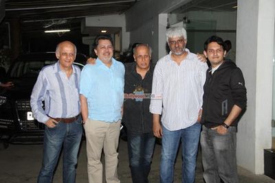 Mahesh bhatt among other celebs at the screening of film 'Mr.X'