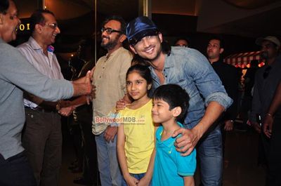 Sushant Singh Rajput and Dibakar Banerjee visit film 'Detective Byomkesh Bakshy!' show