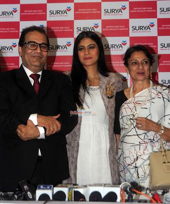 Kajol Devgn with Mother Tanuja Inaugurates Dr Bhupendra Awasthi's Hospital