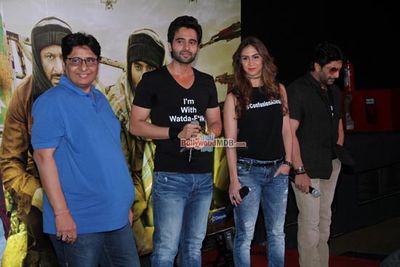 Arshad Warsi, Jackky Bhagnani at the trailer launch of film 'Welcome 2 Karachi'