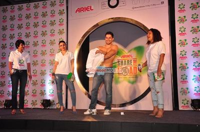 Soha Ali Khan, Kunal Khemu, Masaba Gupta at the launch of Ariel Men and Women wash care label