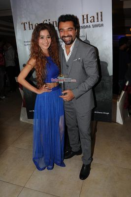 Ajaz Khan and Sara Khan at the launch of film 'The Cinema Hall'