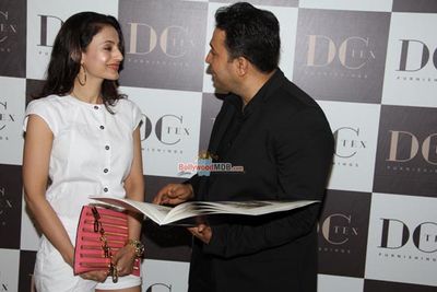 Amisha Patel and Rohit Roy at Luxury Comfort Mattress Launch