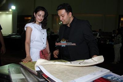 Amisha Patel and Rohit Roy at Luxury Comfort Mattress Launch