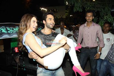 Jackky Bhagnani and Lauren Gottlieb promote film 'Welcome 2 Karachi'