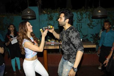 Jackky Bhagnani and Lauren Gottlieb promote film 'Welcome 2 Karachi'