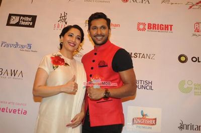 Madhuri Dixit and Terence Lewis at the Launch of Mumbai's Contemporary Dance Festival 'Jugnee'