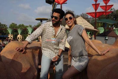 Jackky Bhagnani and Lauren Gottlieb Promote Film 'Welcome 2 Karachi'