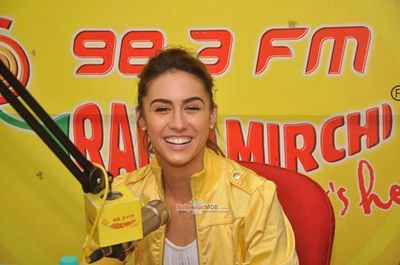 Jackky Bhagnani and Lauren Gottlieb promote film 'Welcome 2 Karachi' at Radio Mirchi FM Studios