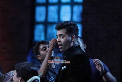 Ranbir Kapoor, Anushka Sharma, Karan Johar promote film 'Bombay Velvet'