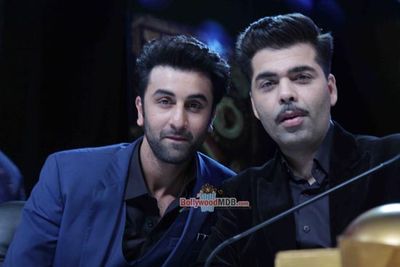 Ranbir Kapoor, Anushka Sharma, Karan Johar promote film 'Bombay Velvet'