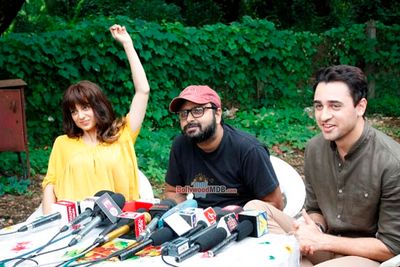 Kangana Ranaut, Imran Khan and Nikhil Advani interact with the media for film 'Katti Batti'