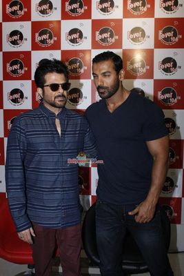 John Abraham, Anil Kapoor Promote film 'Welcome Back' at Fever 104 FM