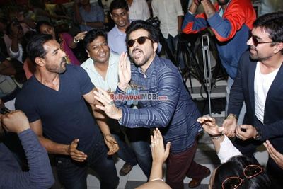 John Abraham, Anil Kapoor Promote film 'Welcome Back' at Fever 104 FM